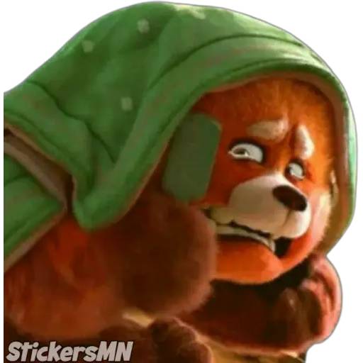 Набор стикеров Pixar Turning Red 🐾❤ для WhatsApp 29