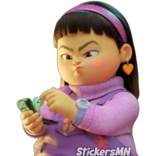 Набор стикеров Pixar Turning Red 🐾❤ для WhatsApp 30