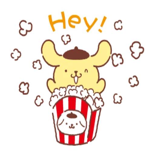 Набор стикеров pompompurin для WhatsApp 10