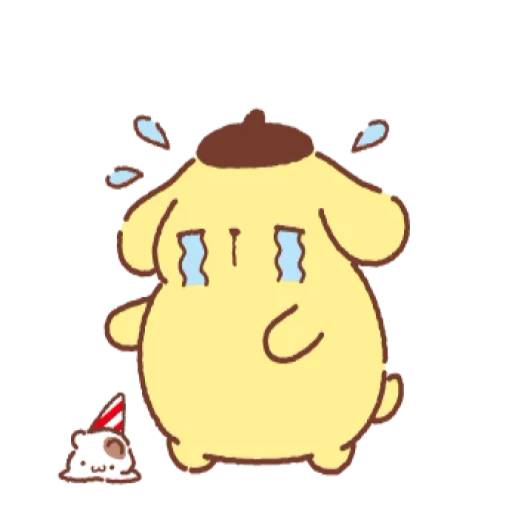 Набор стикеров pompompurin для WhatsApp 16