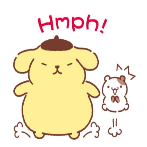 Набор стикеров pompompurin для WhatsApp 18