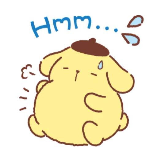 Набор стикеров pompompurin для WhatsApp 19