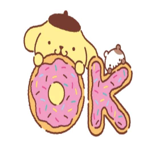 Набор стикеров pompompurin для WhatsApp 2