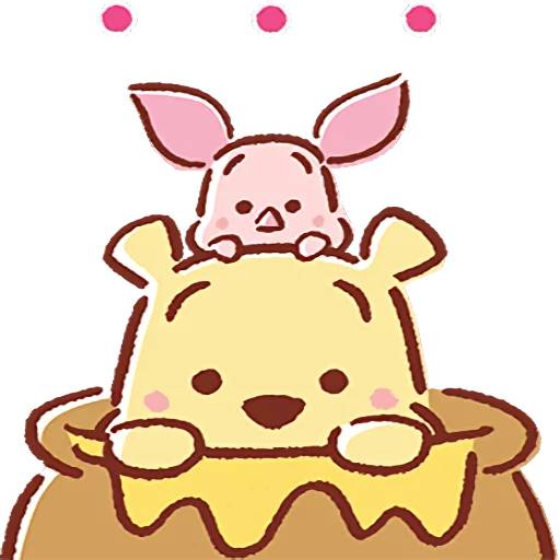 Набор стикеров Pooh and Piglet для WhatsApp 16