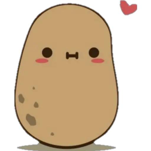 Набор стикеров Potato для WhatsApp 10