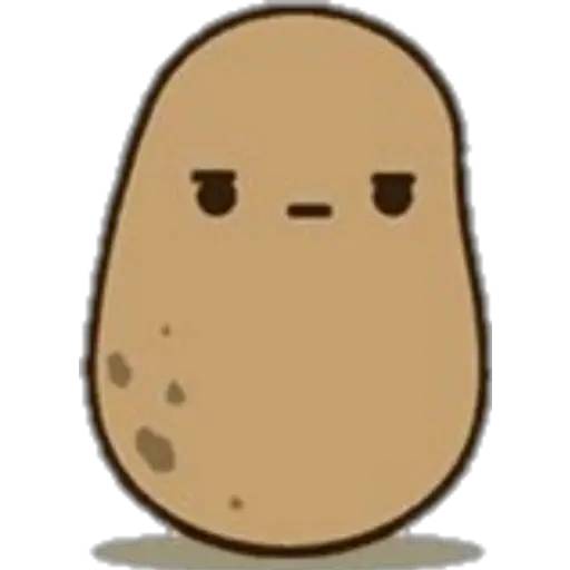 Набор стикеров Potato для WhatsApp 12