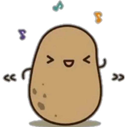 Набор стикеров Potato для WhatsApp 16
