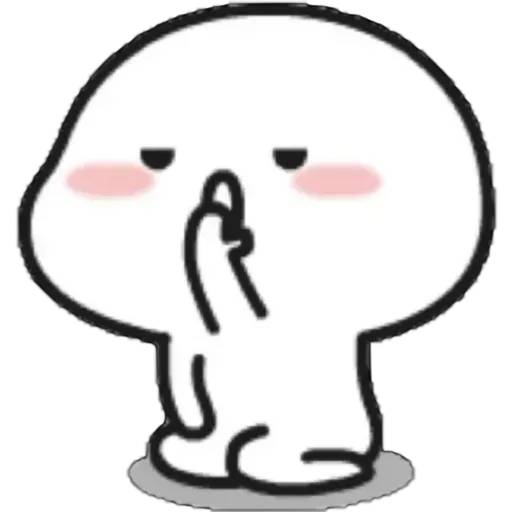 Набор стикеров PUNY BEAN 2 для WhatsApp 18