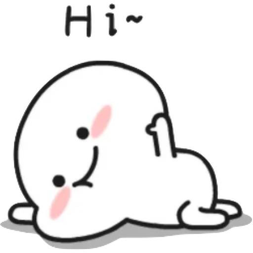 Набор стикеров Quby (乖巧宝宝) -1 для WhatsApp 14