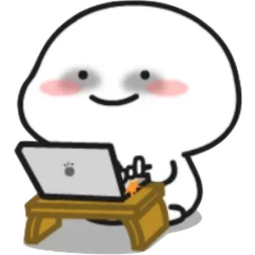 Набор стикеров Quby (乖巧宝宝) -1 для WhatsApp 18