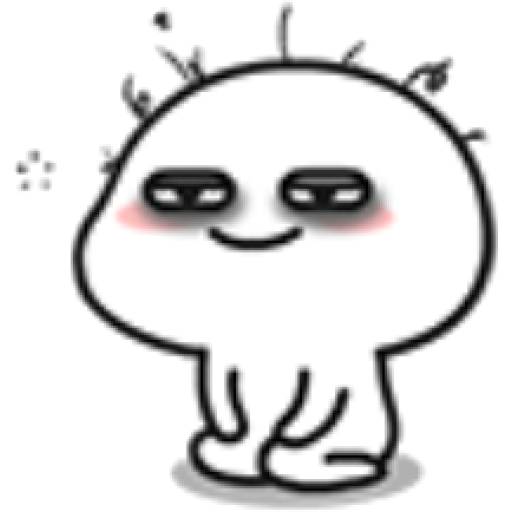 Набор стикеров Quby (乖巧宝宝) -7 для WhatsApp 1