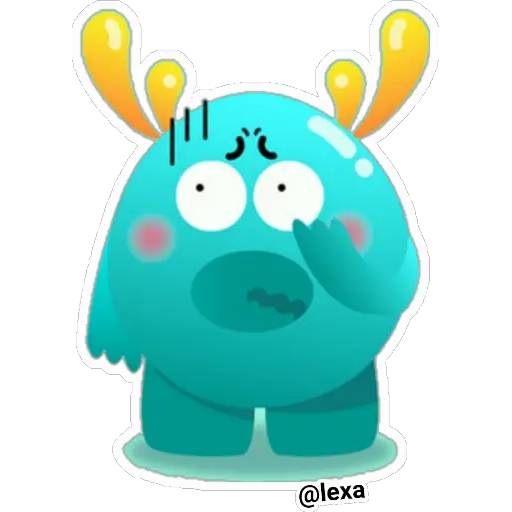 Набор стикеров 🤍💙"ALFIE sticker pack"💙🤍 для WhatsApp 12