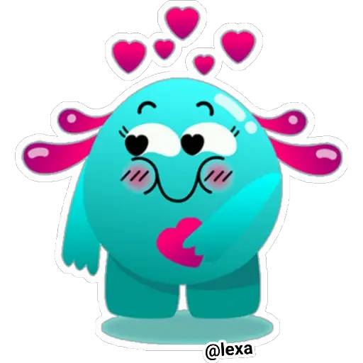 Набор стикеров 🤍💙"ALFIE sticker pack"💙🤍 для WhatsApp 14