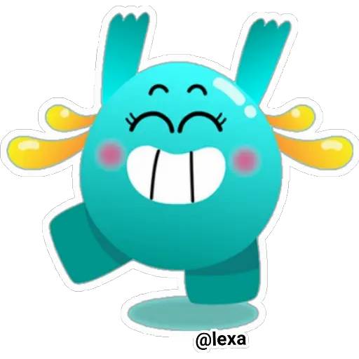 Набор стикеров 🤍💙"ALFIE sticker pack"💙🤍 для WhatsApp 2