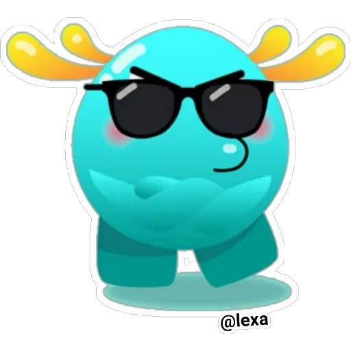 Набор стикеров 🤍💙"ALFIE sticker pack"💙🤍 для WhatsApp 3