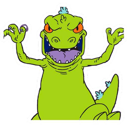 Набор стикеров Reptar & Carlitos (Rugrats) для WhatsApp 1