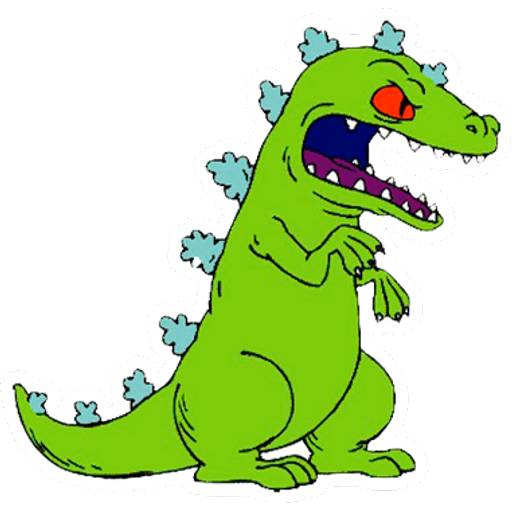Набор стикеров Reptar & Carlitos (Rugrats) для WhatsApp 3