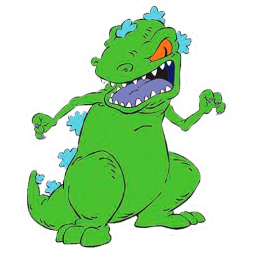 Набор стикеров Reptar & Carlitos (Rugrats) для WhatsApp 7