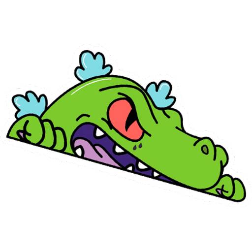 Набор стикеров Reptar & Carlitos (Rugrats) для WhatsApp 8