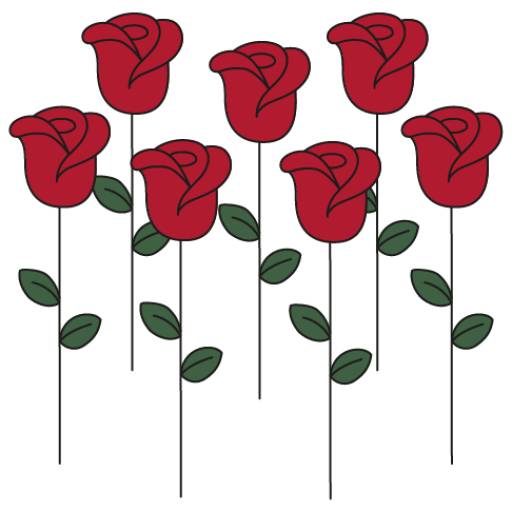 Набор стикеров Sant Jordi для WhatsApp 1