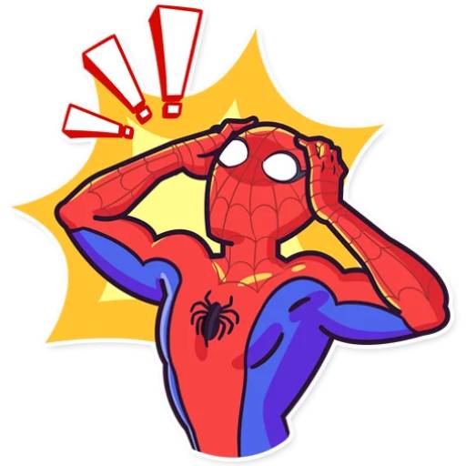 Набор стикеров Spiderman02 для WhatsApp 1
