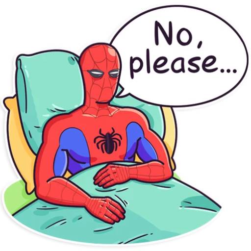 Набор стикеров Spiderman02 для WhatsApp 7