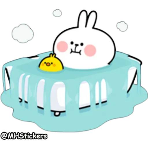 Набор стикеров Spoiled Rabbit 2 для WhatsApp 20