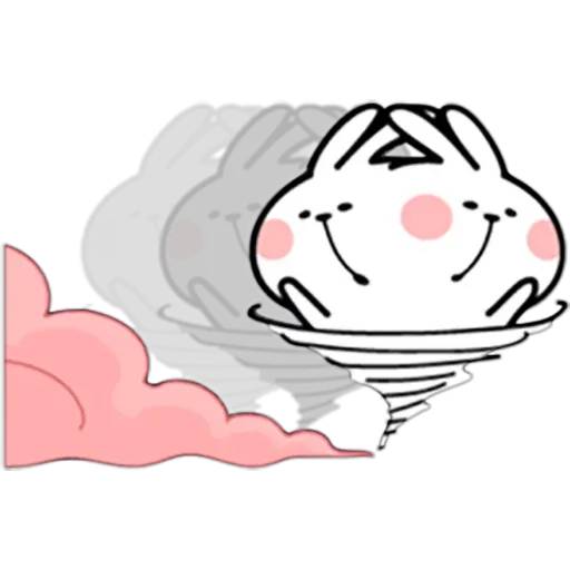 Набор стикеров Spoiled Rabbit 2 для WhatsApp 23