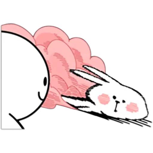 Набор стикеров Spoiled Rabbit 2 для WhatsApp 3