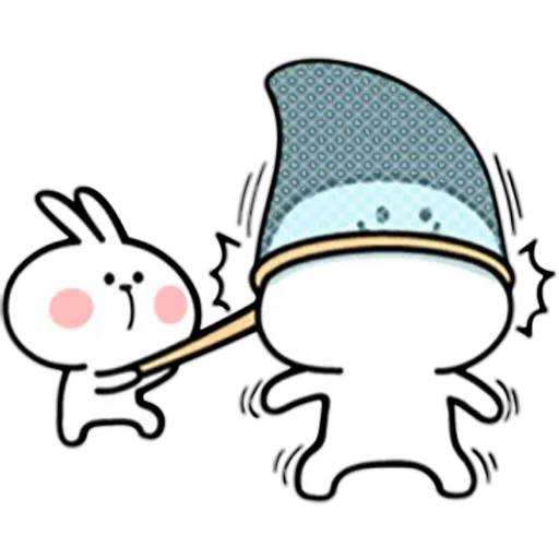 Набор стикеров Spoiled Rabbit 2 для WhatsApp 4