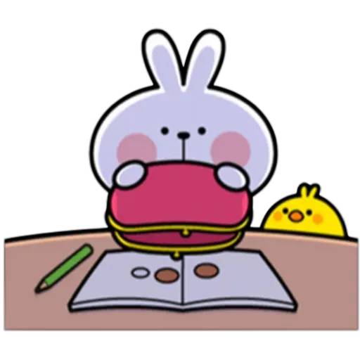 Набор стикеров Spoiled Rabbit 2 для WhatsApp 8