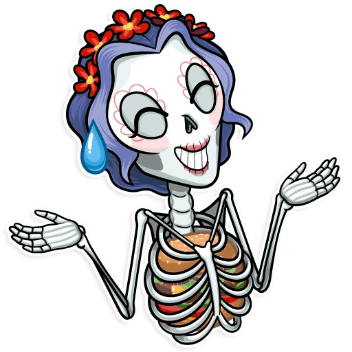 Набор стикеров Spooky для WhatsApp 11