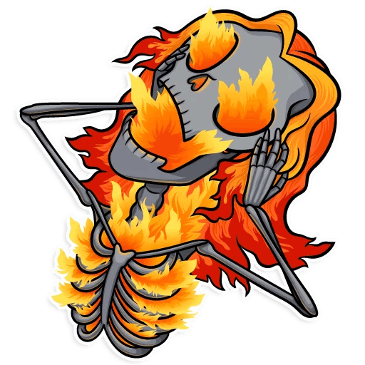 Набор стикеров Spooky для WhatsApp 5