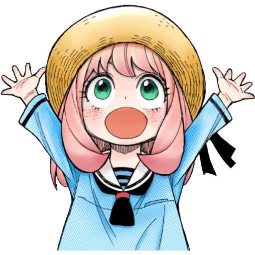 Набор стикеров Spy Family (Anya) для WhatsApp 24