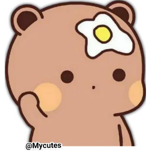 Набор стикеров 🐼Sugar and Brownie 2Secuencia для WhatsApp 11