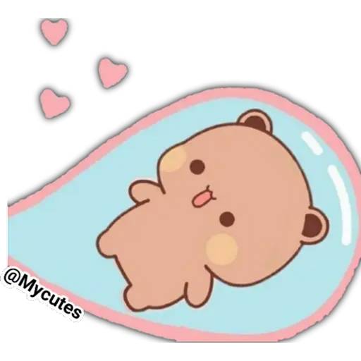 Набор стикеров 🐼Sugar and Brownie 2Secuencia для WhatsApp 14