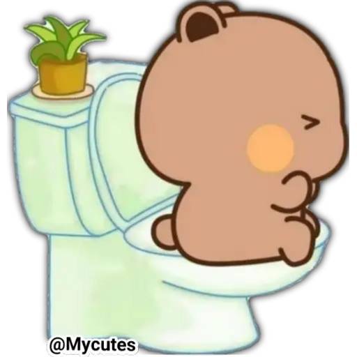 Набор стикеров 🐼Sugar and Brownie 2Secuencia для WhatsApp 15