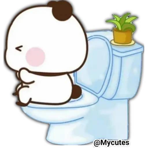 Набор стикеров 🐼Sugar and Brownie 2Secuencia для WhatsApp 16