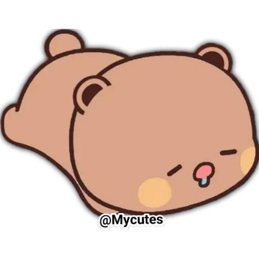 Набор стикеров 🐼Sugar and Brownie 2Secuencia для WhatsApp 19