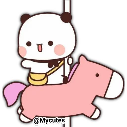 Набор стикеров 🐼Sugar and Brownie 2Secuencia для WhatsApp 2