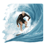 Набор стикеров Surfing World для Viber - фото 1