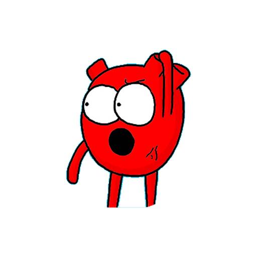 Набор стикеров The Awkward Yeti (A Tribute) для WhatsApp 2