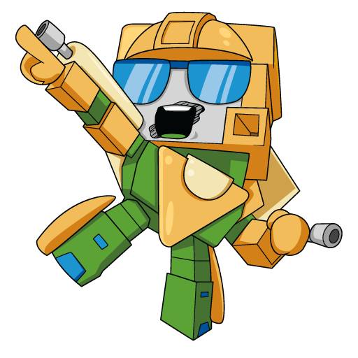 Набор стикеров TRANSFORMERS Botbots для WhatsApp 3