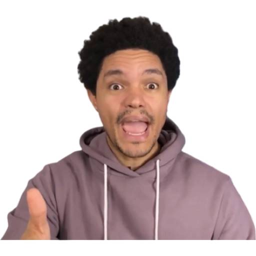 Набор стикеров Trevor Noah - The Daily Show для WhatsApp 15