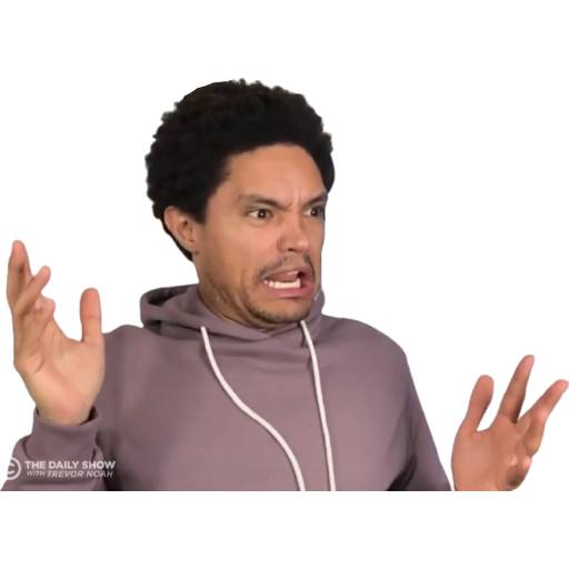Набор стикеров Trevor Noah - The Daily Show для WhatsApp 21