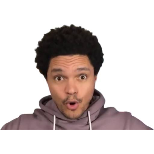 Набор стикеров Trevor Noah - The Daily Show для WhatsApp 24