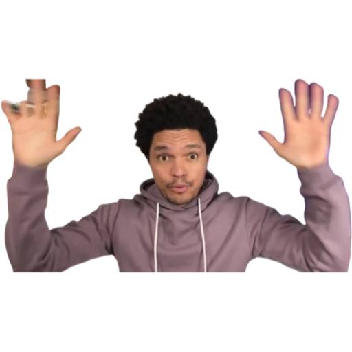 Набор стикеров Trevor Noah - The Daily Show для WhatsApp 29