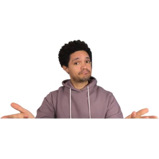 Набор стикеров Trevor Noah - The Daily Show для WhatsApp 30