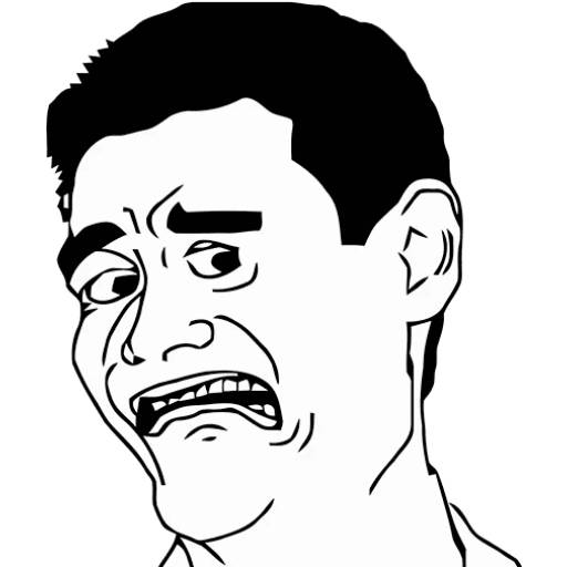 Набор стикеров Troll Face 2 для WhatsApp 18