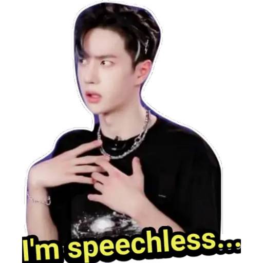 Набор стикеров WangYibo sticky pack_1 для WhatsApp 29